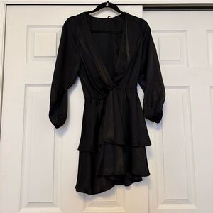 black blazer dress zara Zara black blazer dress with rhinestones